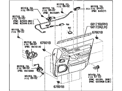 Lexus 67620-60A01-A0