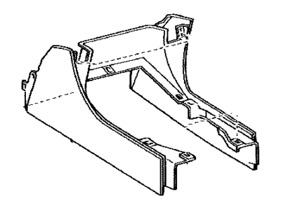 2009 Lexus GX470 Center Console Base - 58812-60050-C0