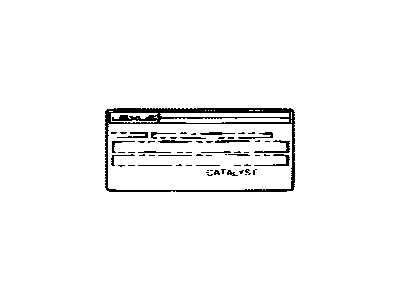 Lexus 11298-50494 Label, Emission Control Information