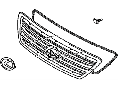 Lexus 53101-60560 Grille, Radiator