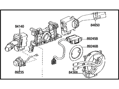 2009 Lexus GX470 Headlight Switch - 84310-6C011