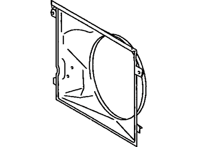 Lexus 16711-50170 Shroud, Fan