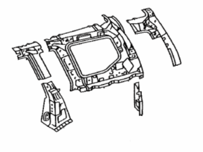 Lexus 61706-60620 Panel, Roof Side, Inner LH