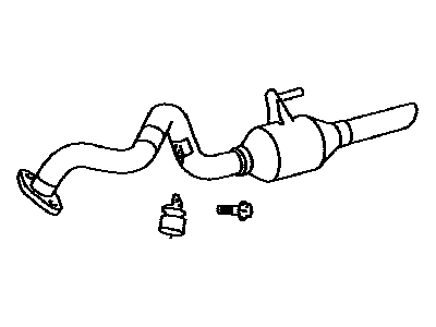 Lexus 17430-50230 Exhaust Tail Pipe Assembly