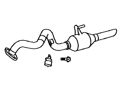 Lexus GX470 Exhaust Pipe - 17430-50230