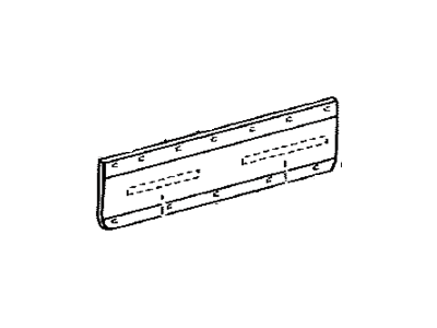 Lexus 75731-60170-A0 Moulding, Front Door, Outside RH