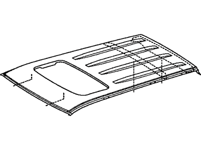 Lexus 63111-60500 Panel, Roof