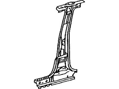 Lexus 61301-60900 Pillar Sub-Assy, Center Body, Outer RH