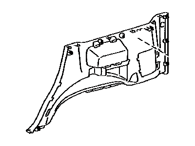 Lexus 62520-60890-A0 Panel Assembly, Quarter