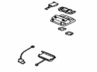 Lexus 63670-60191-A0 Box Sub-Assy, Roof Console