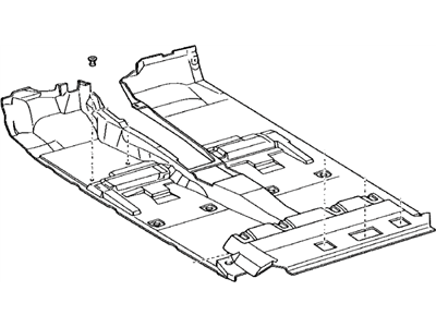 Lexus 58510-6C420-A0 Carpet Assy, Floor, Front