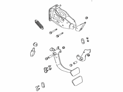 Lexus 47110-60140 Support Assy, Brake Pedal