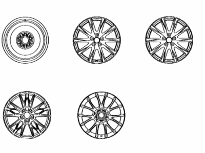 2012 Lexus IS F Spare Wheel - 4261A-53270