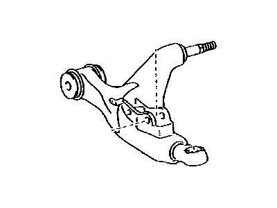 Lexus 48640-53020 Front Suspension Lower Arm Assembly Left