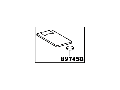 Lexus 89904-53400 Electrical Key Transmitter Sub-Assembly (Card Key)