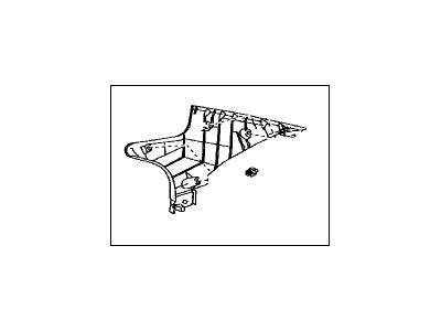 Lexus 62472-53050-C1 Garnish, Roof Side, Inner LH