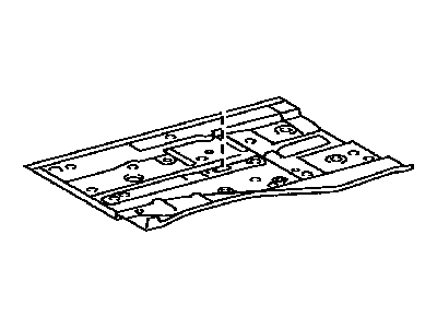 Lexus 58111-24050 Pan, Front Floor, RH