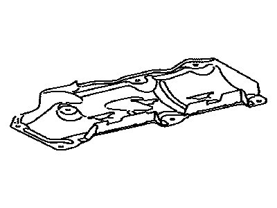 Lexus 12121-38100 Plate, Oil Pan Baffle, NO.1