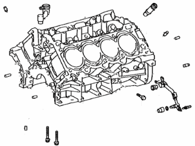 Lexus 11401-80770 Block Sub-Assy, Cylinder