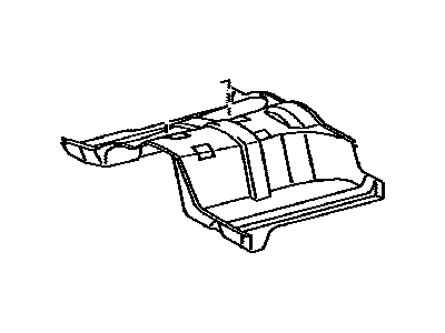 Lexus 77606-53040 Protector Sub-Assy, Fuel Tank, NO.1