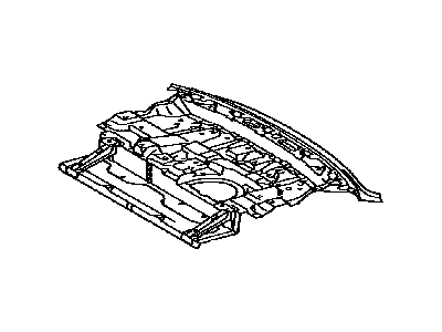 Lexus 64101-53040 Panel Sub-Assy, Upper Back