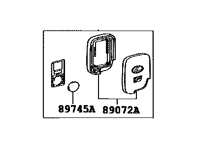 Lexus IS F Car Key - 89904-53281