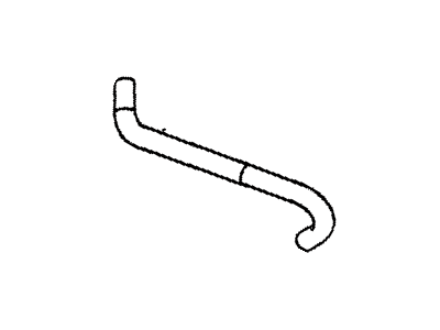 Lexus 16296-38030 Hose, Water By-Pass, NO.8