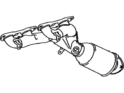 2009 Lexus IS F Exhaust Manifold - 17105-38060