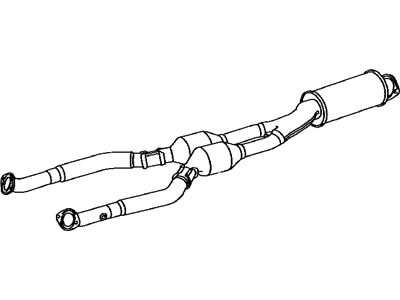 Lexus IS F Catalytic Converter - 17410-38260