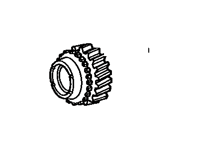 Lexus 33034-20040 Gear Sub-Assembly, 3RD