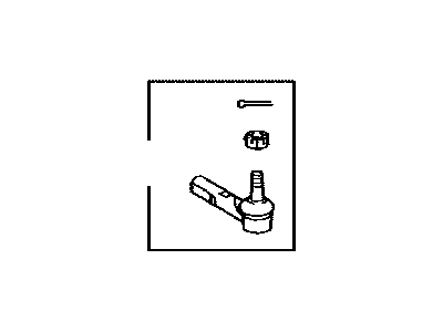 Lexus 45046-69245 End Sub-Assembly, Tie Rod