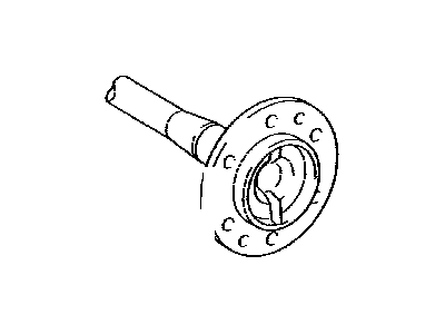 Lexus 42311-60242 Shaft, Rear Axle