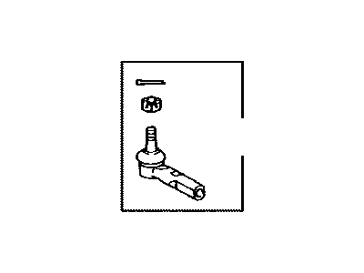 Lexus 45046-39505 End Sub-Assembly,Tie Rod