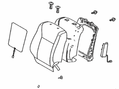 Lexus 71440-50M10-E5 Back Assembly, Front Seat