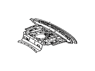 Lexus 64101-50220 Panel Sub-Assy, Upper Back