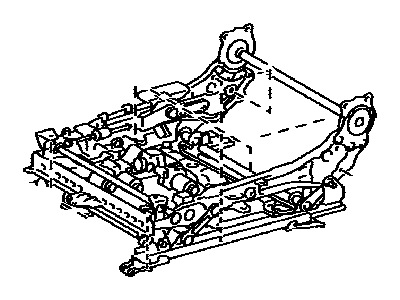 Lexus 72010-53250 Adjuster Assy, Front Seat, RH