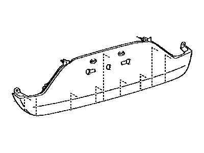 Lexus 76802-50010-C1 GARNISH Sub-Assembly, Luggage