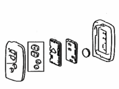 Lexus 89904-50N10 Electrical Key Transmitter Sub-Assembly