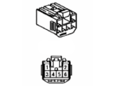 Lexus 90980-10797 Housing, Connector F