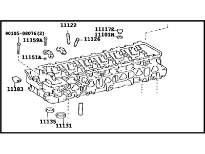 Lexus 11101-69106 Head Sub-Assy, Cylinder