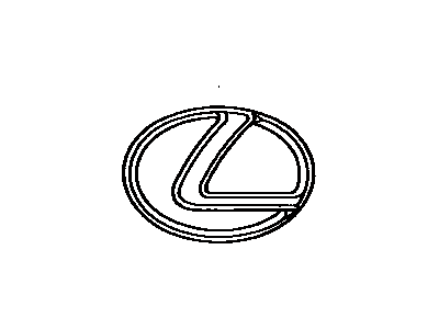 Lexus 75311-60110 Radiator Grille Emblem (Or Front Panel)