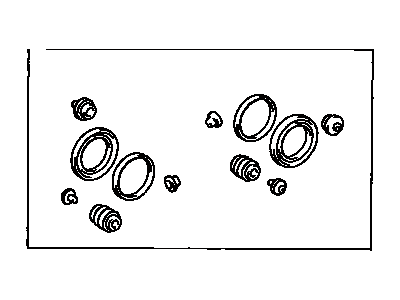 Lexus 04479-60030 Cylinder Kit, Disc Brake, Rear