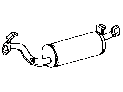 Lexus 17403-66041 Exhaust Center Pipe Assembly