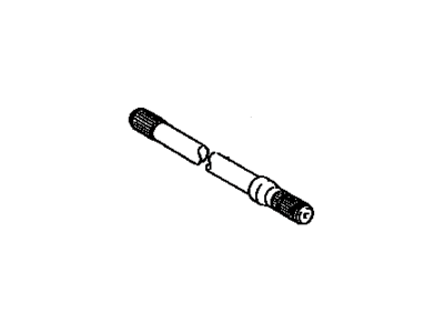 Lexus 43412-60110 Shaft, Front Axle, Inner