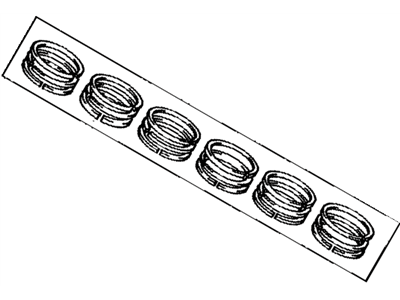 Lexus 13013-66021 Ring Set, Piston