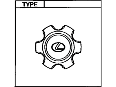 Lexus 42603-60220 Ornament Sub-Assy, Wheel Hub