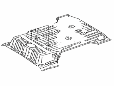 1996 Lexus LX450 Floor Pan - 58311-60260