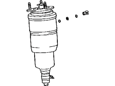 Lexus 48010-50201 Cylinder Assy, Pneumatic, Front RH W/Shock Absorber