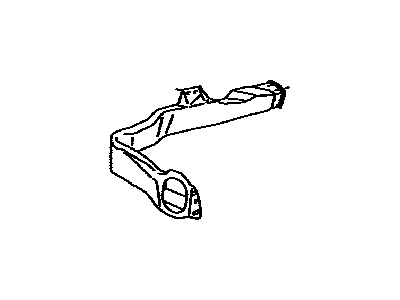 Lexus 55971-50080 Duct, Side Defroster Nozzle, NO.1