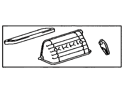 Lexus 87020-50020 DAMPER Assembly, Heater